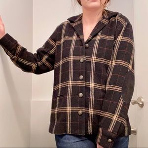 Ralph Lauren wool plaid blazer